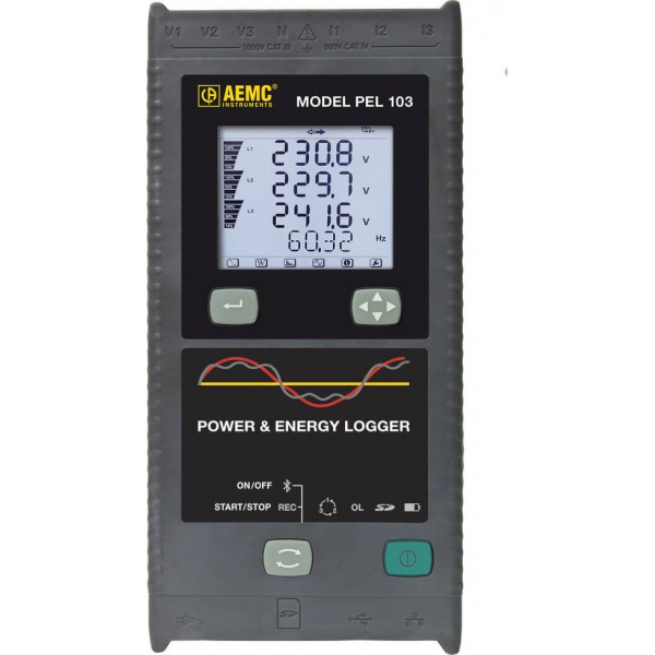 AEMC PEL 103 Registrador de demanda de potencia y energía