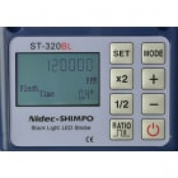 Shimpo ST-320-BL-2 Lampara Estroboscopica de Luz Negra con Batería Recargable 