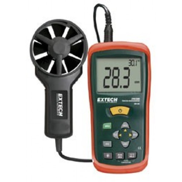 Extech AN100 CFM/CMM Thermo-Anemometer 